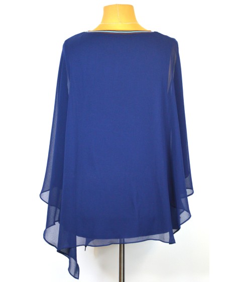 Sheego tunika su virutiniu šifono sluoksniu