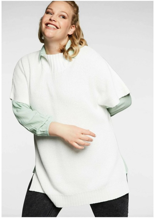 Ilgas Sheego megztinis paaukštinta apykakle