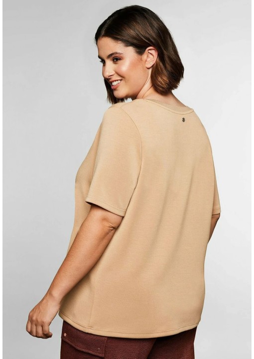 Sheego švelnūs marškinėliai trumpomis rankovėmis