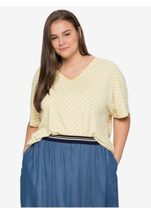 Sheego trikotažo marškinėliai (padidinti)