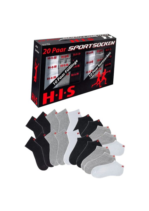 H.I.S kojinių komplektas (20 porų)