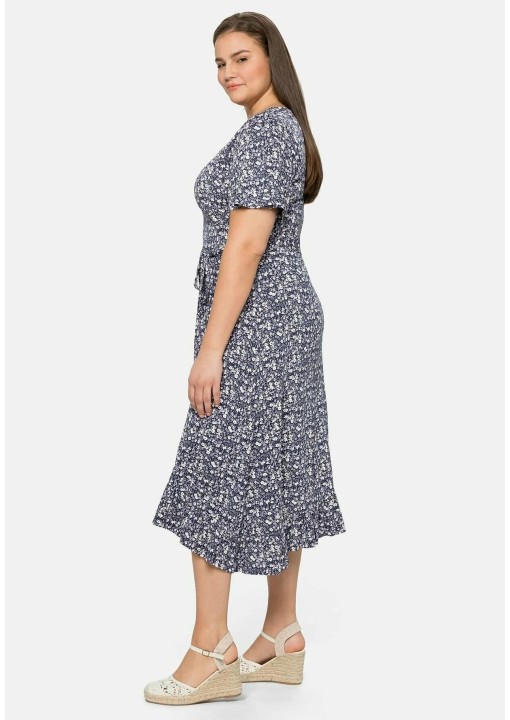 Sheego trikotažo suknelė sparnelių tipo rankovėmis