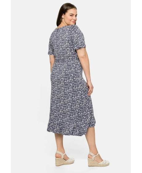 Sheego trikotažo suknelė sparnelių tipo rankovėmis