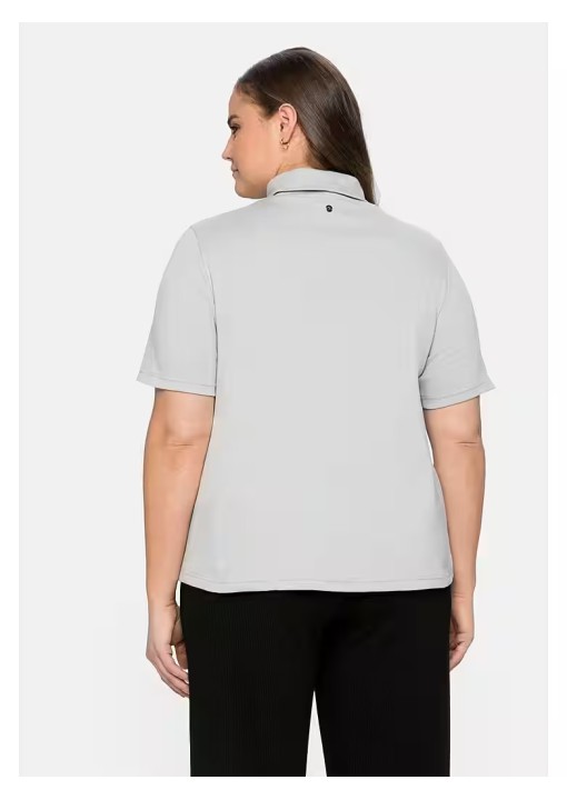 Sheego trikotažo palaidinė paaukštinta apykakle