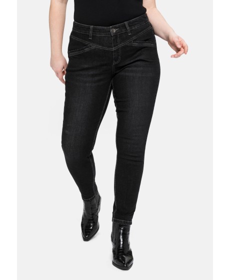 Sheego siauro kirpimo džinsai Petite žemesnio ūgio moterims