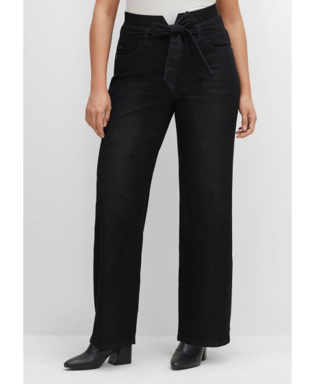 Platūs Sheego džinsai aukštu juosmeniu