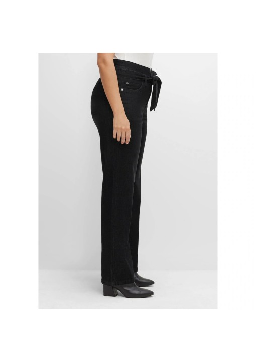 Platūs Sheego džinsai aukštu juosmeniu