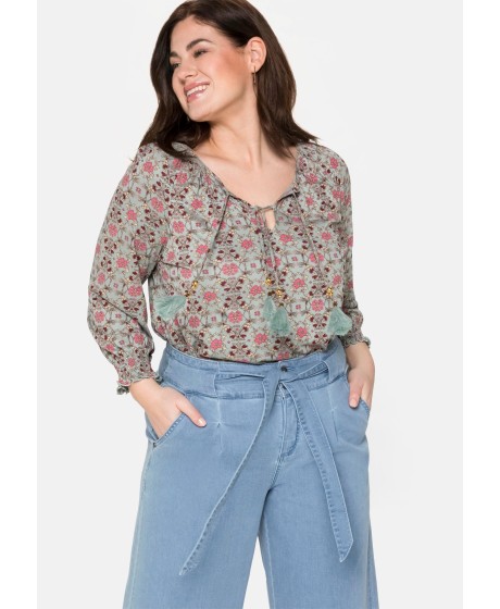 Romantiška Sheego trikotažo palaidinė