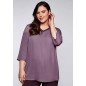 Sheego šifono tunika 3/4 ilgio rankovėmis