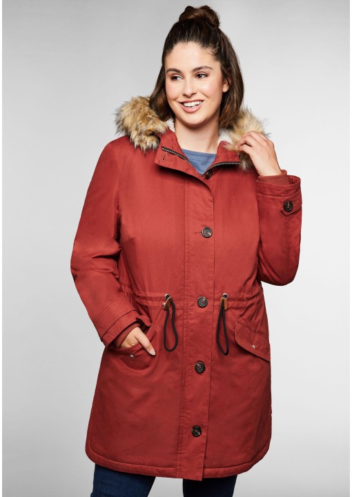 Sheego striukė-parka su gobtuvu