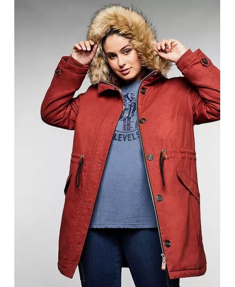 Sheego striukė-parka su gobtuvu