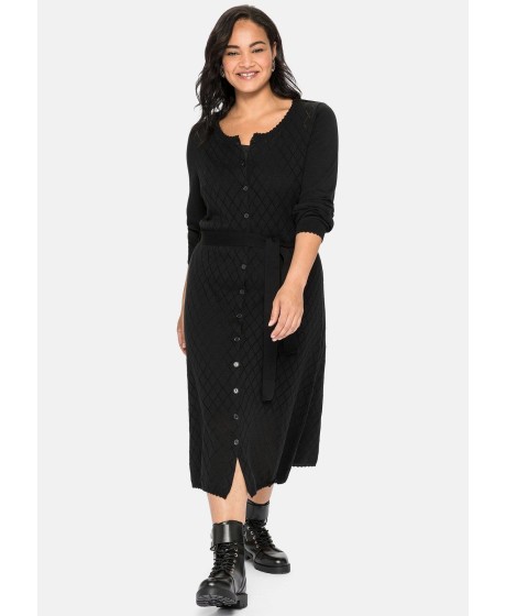 Raštuoto mezgimo Sheego suknelė