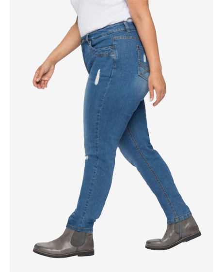 Siauro kirpimo Sheego džinsai aukštoms moterims