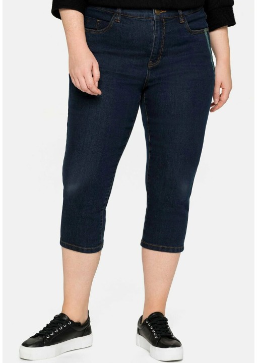 Sheego kapri stiliaus džinsai