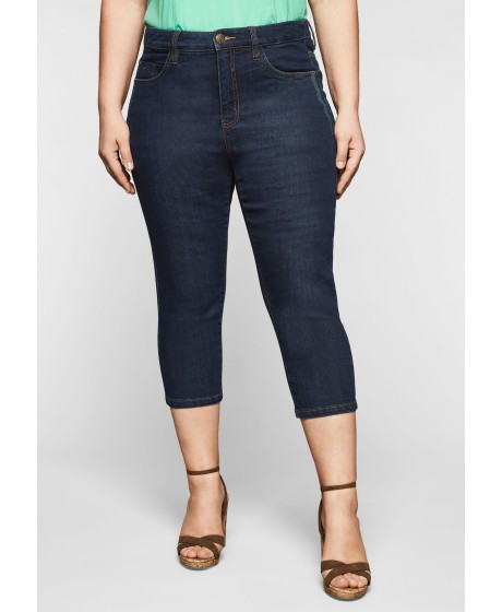 Sheego kapri stiliaus džinsai