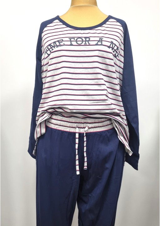 Kontrastingų spalvų Sheego pižama