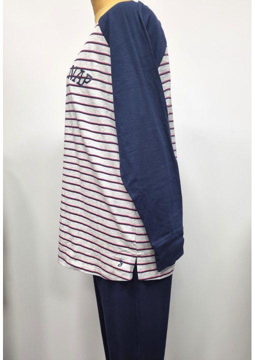 Kontrastingų spalvų Sheego pižama