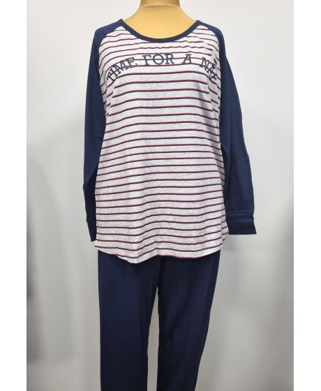 Kontrastingų spalvų Sheego pižama