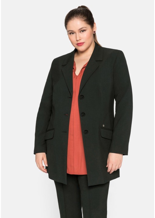 Klasikinis Sheego švarkas V formos iškirpte