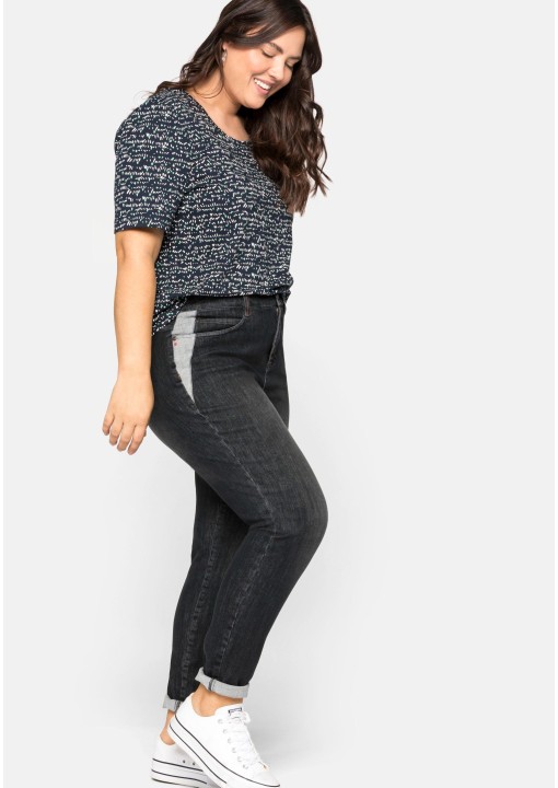 Sheego džinsai su kontrastinga apdaila