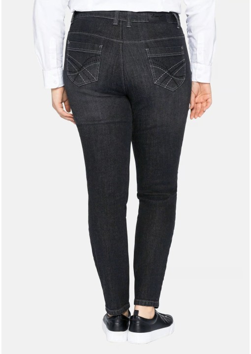 Sheego džinsai su kūno formavimo šortukais