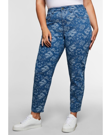 Gėlėti Sheego džinsai