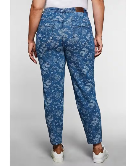 Gėlėti Sheego džinsai