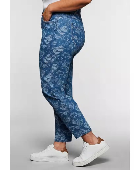 Gėlėti Sheego džinsai