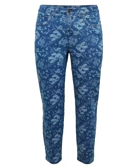 Gėlėti Sheego džinsai