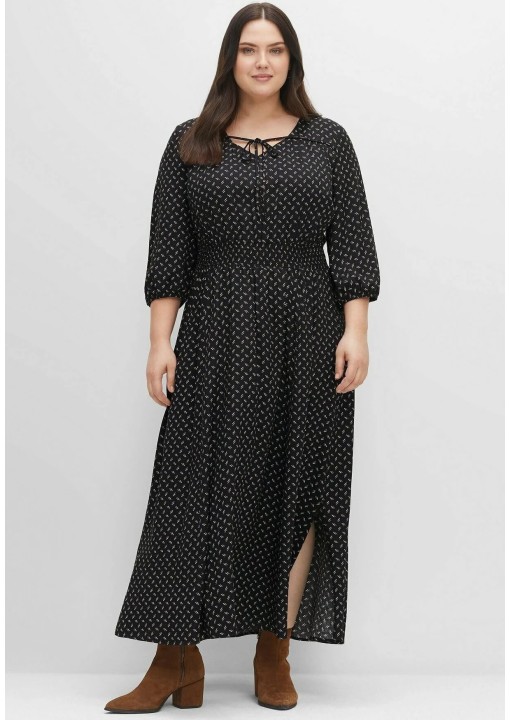 Maxi ilgio Sheego viskozės suknelė