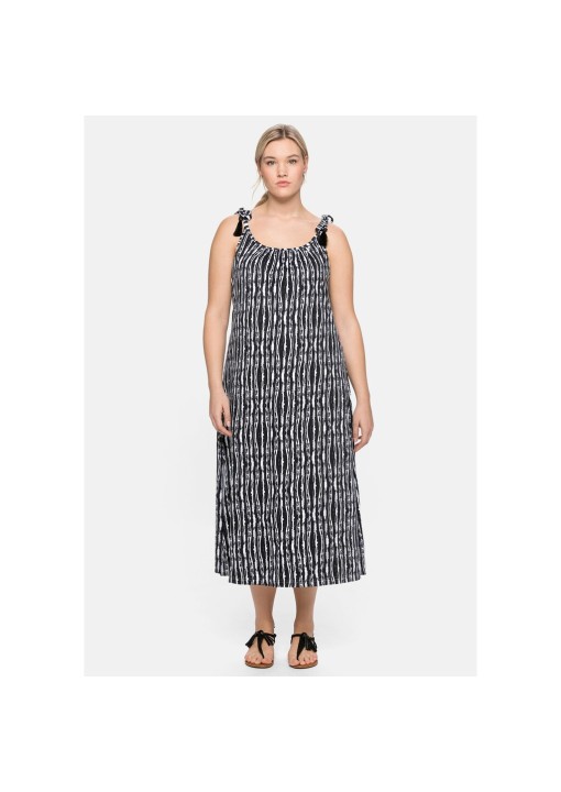 Sheego tvirto medvilnės trikotažo suknelė