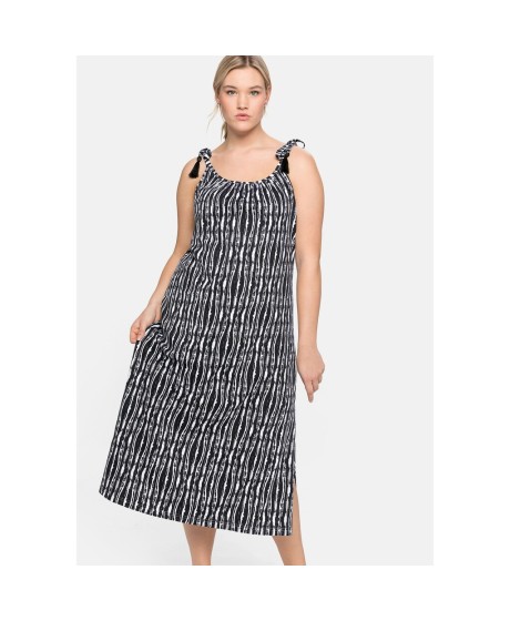 Sheego tvirto medvilnės trikotažo suknelė