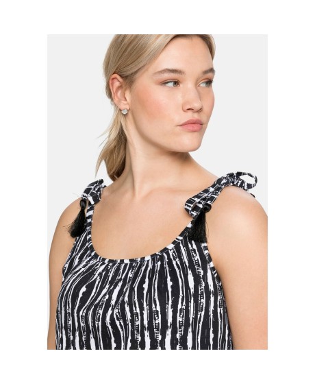 Sheego tvirto medvilnės trikotažo suknelė