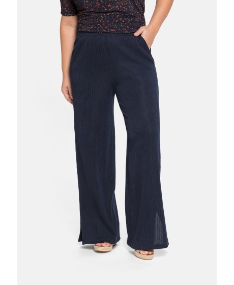 Sheego trikotažo kelnės plačiomis klešnėmis