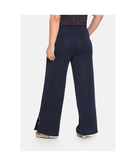 Sheego trikotažo kelnės plačiomis klešnėmis