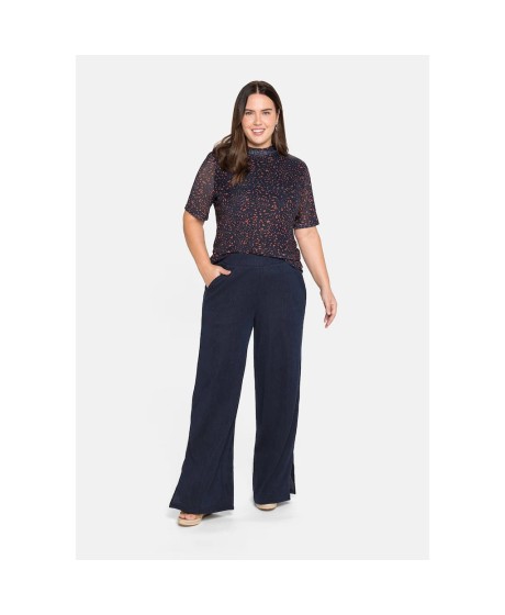 Sheego trikotažo kelnės plačiomis klešnėmis