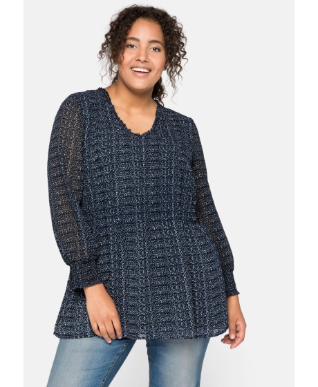 Sheego dvisluoksnė šifono tunika