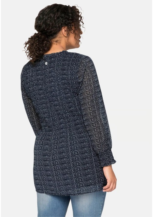 Sheego dvisluoksnė šifono tunika