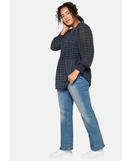 Sheego dvisluoksnė šifono tunika