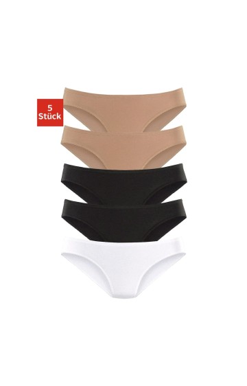 PETITE FLEUR bikini stiliaus medvilnės kelnaičių komplektas 5 vnt