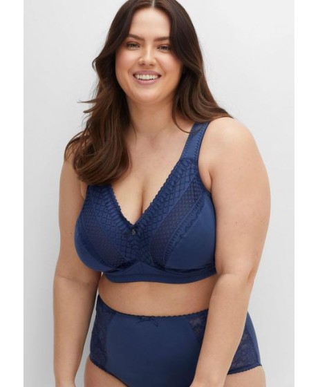 Sheego medvilnės liemenėlė be lankelių