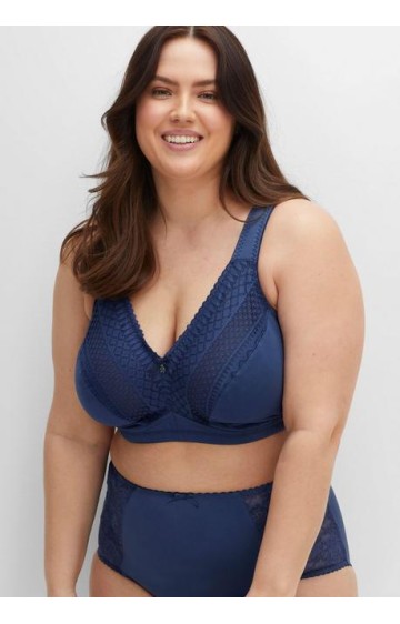 Sheego medvilnės liemenėlė be lankelių