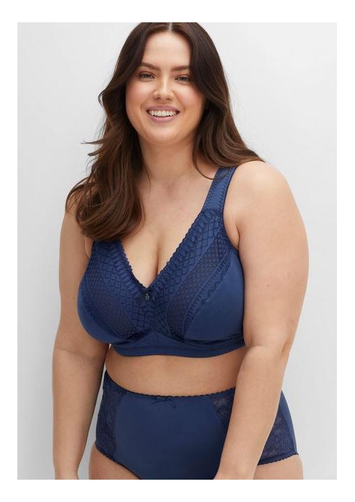 Sheego medvilnės liemenėlė be lankelių