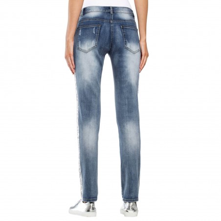 ALBA MODA skinny džinsai