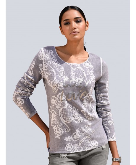 ALBA MODA kašmyro megztinis-palaidinė