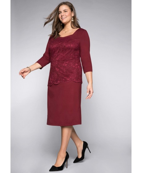 Sheego suknelė su kūno linijas formuojančiu apatiniu  - 1