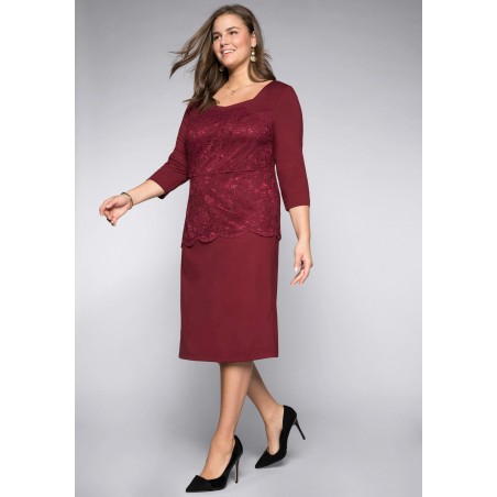 Sheego suknelė su kūno linijas formuojančiu apatiniu  - 1