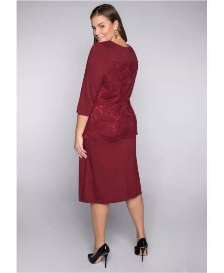 Sheego suknelė su kūno linijas formuojančiu apatiniu