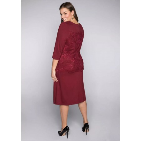 Sheego suknelė su kūno linijas formuojančiu apatiniu