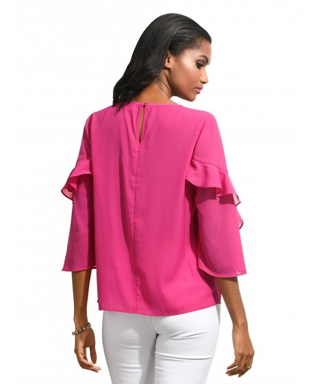 ALBA MODA palaidinė pusiau ilgomis varpelio formos rankovėmis